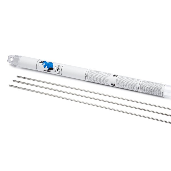 Blue Demon ERTi-2 X .045in X 36in X 1/2 lb Tube titanium welding rod ERTI2-045-005T - main